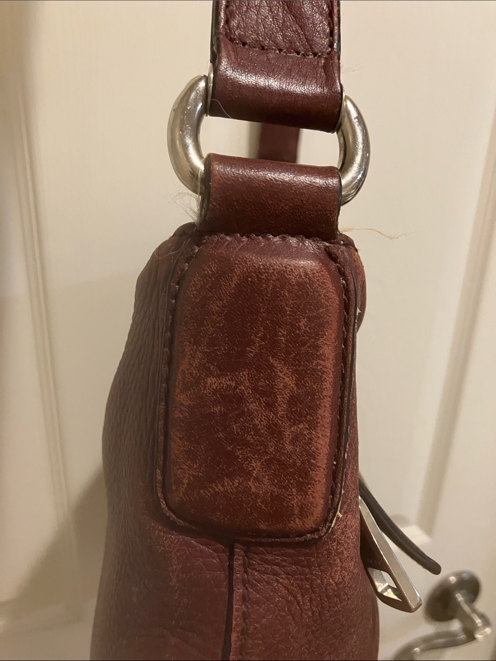 Gucci Soho Interlocking GG Crossbody Bag Wine Bordeaux Leather - Picture 6 of 14